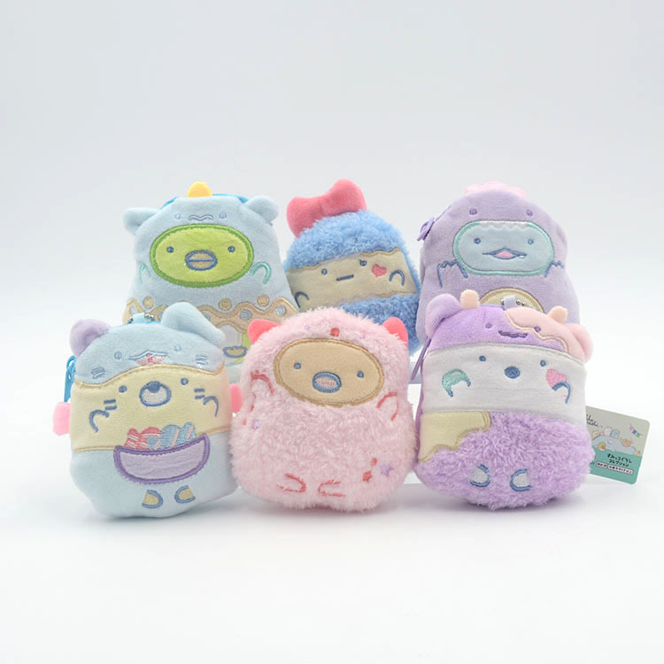 Creative Cute Corner Creature Animal Plush Doll Coin Purse Multifunctional Coin Headphone Storage Bag Keychain Creative Cute Corner Creature Animal Plush Doll Coin Purse Multifunctional Coin Headphone Storage Bag Keychain