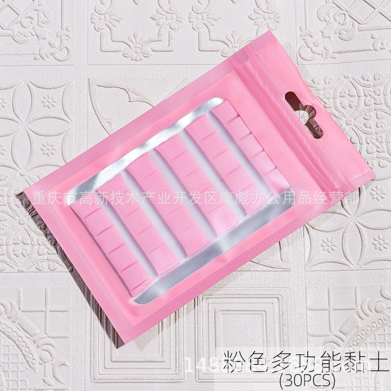 Arte de uñas multifuncional Arcilla plastilina multicolor práctica de arte de uñas Placa de tarjeta de color de arcilla fija pieza de uña fija