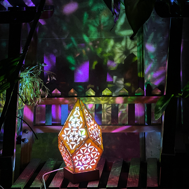 Bohemian Light led transfronterizo viento bohemio luz nocturna decoración luz de cielo estrellado luz de proyección de suelo láser