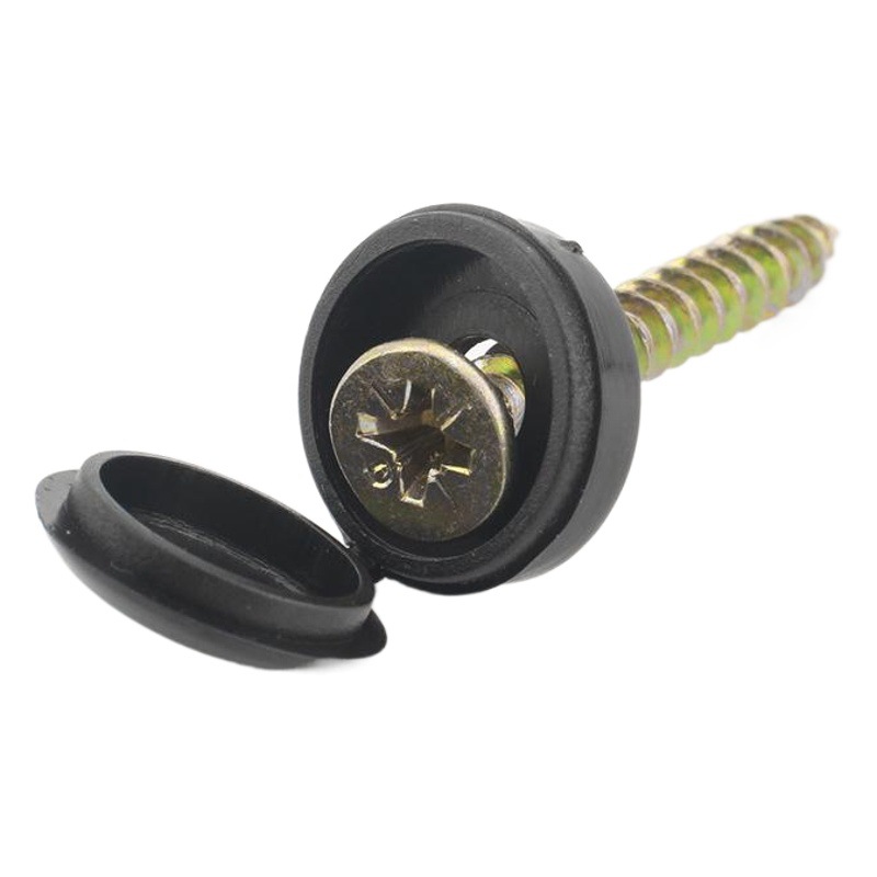 Venta al por mayor tapa de clavo de espejo tapa de rosca cubierta decorativa Cruz tornillo feo cubierta tres en uno muebles armario tapa de plástico