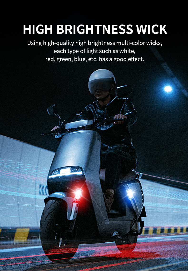 M6S large-capacity car, motorcycle, electric vehicle, aircraft light, modified drone flash light, outdoor warning light
