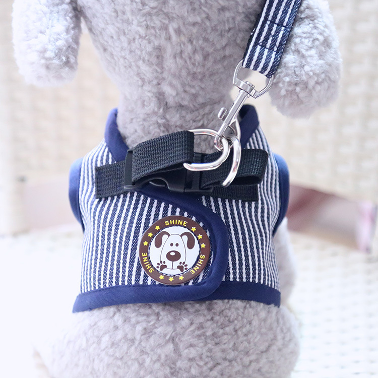 Liquidación de correas para perros de primavera y verano, arnés de mezclilla para gatos, correas para mascotas, suministros para perros, adecuadas para Teddy y gatos.