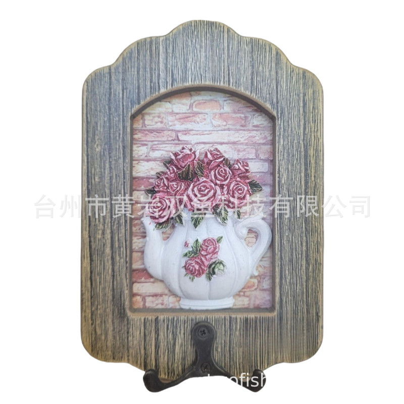 Chef wall hook flower wall hook/European and American popular resin wall hook kitchen decorative wall hook