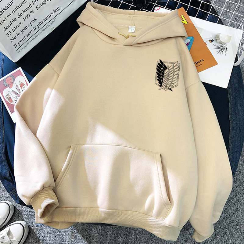 2020 nuevo ataque gigante logo Sudadera con capucha mismo estilo manga larga fleece sudadera suéter 2