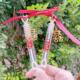 Blow Bubble Stick Empty Stick Wedding Props Photo Accompanying Mini Bubble Outdoor Happy Word Cute Toy Decoration