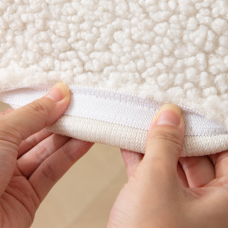 Otoño y invierno nuevo Teddy silla gruesa cubierta cubierta universal cubierta taburete cubierta asiento de mesa de comedor casero