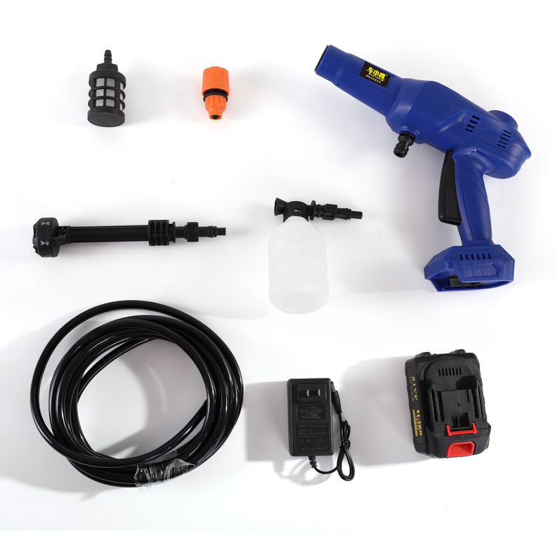 Wireless Car Washing Machine Portable Car High-Pressure Water Gun High-Power Car Lithium Battery Household Electric Car Washing Artifact