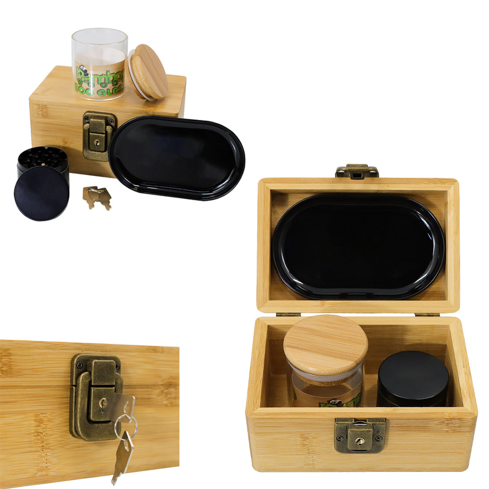 Hornet new model with metal lock+key wood storage box smoke…