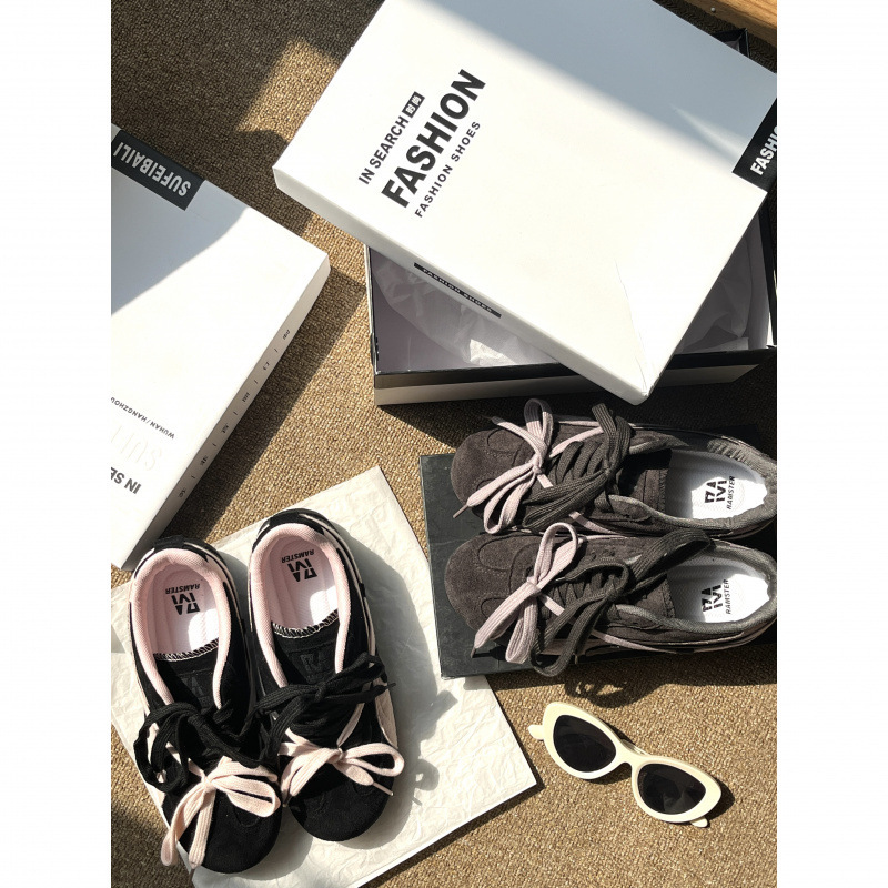 【Ram Blue Special-Ballet Racing】Latex Cushioning! 2026 Double Strap Design German Training Shoes Racing Shoes Women's Shoes