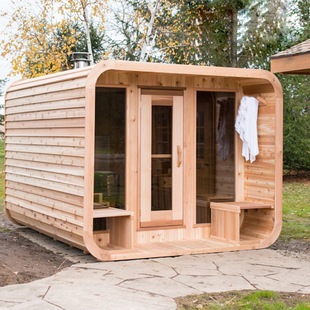 Best Selling Outdoor high quality Red Cedar Multiplayer Sauna