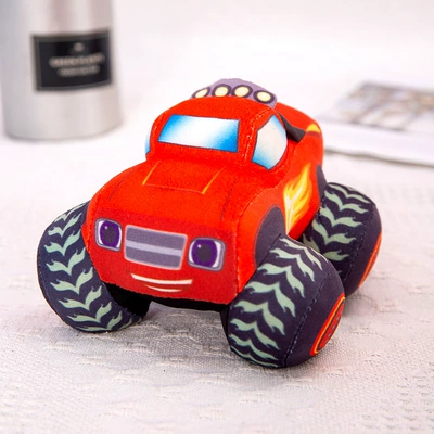 Manufacturer Wholesale Off-Road Vehicle Plush Toy Car Pillow Cute Doll Little Boy Birthday Gift Claw Machine Prize (Oyuncaq yastıqlar) - red-14cm007kg