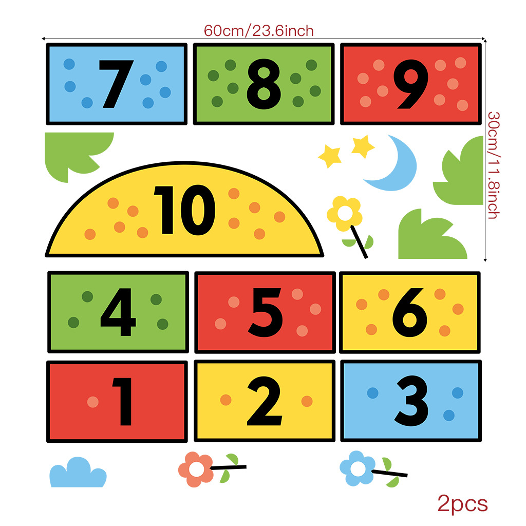 AF5977 儿童跳房子贴纸