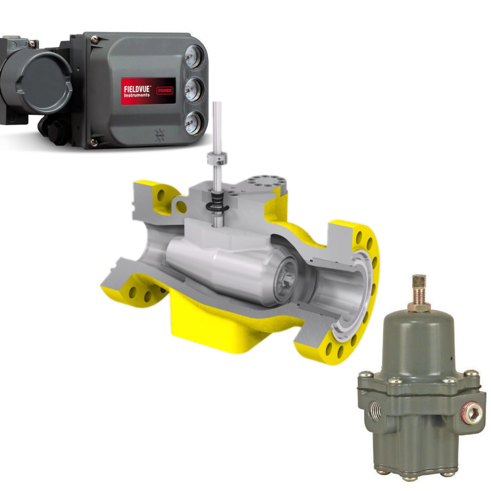 莫科维尔Mokveld海底开关阀配Fisher费希尔DVC6200和67CFR减压阀