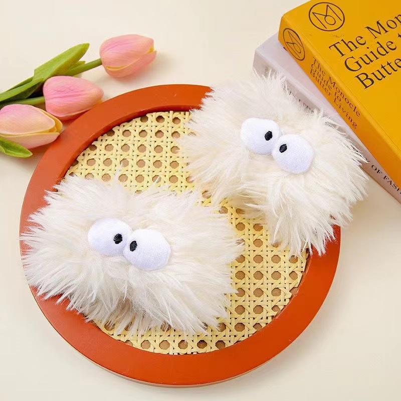 Nuevo lindo divertido feo lindo ojos grandes lavado de cara correa de muñeca de felpa absorbente fuerte lavado de cara impermeable y a prueba de humedad pulsera