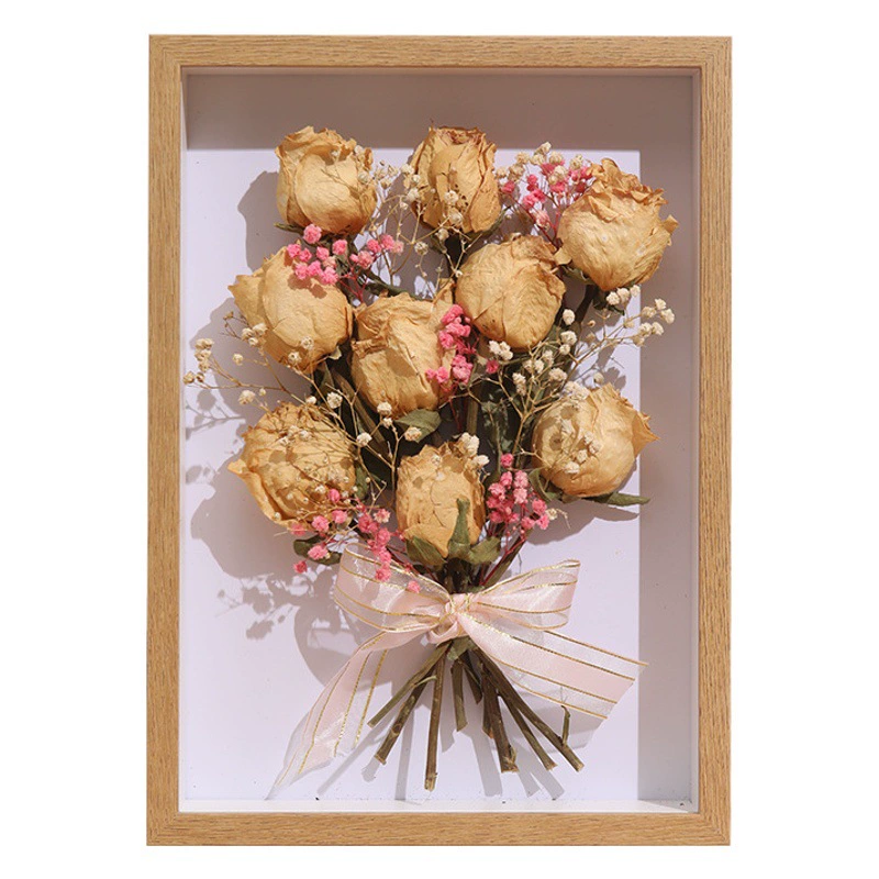 Полая фоторамка, деревянная фоторамка, 3 см, рамка для образцов растений, бабочек, сделай сам, бессмертный цветок, фоторамка с сухими цветами, настольная фоторамка
