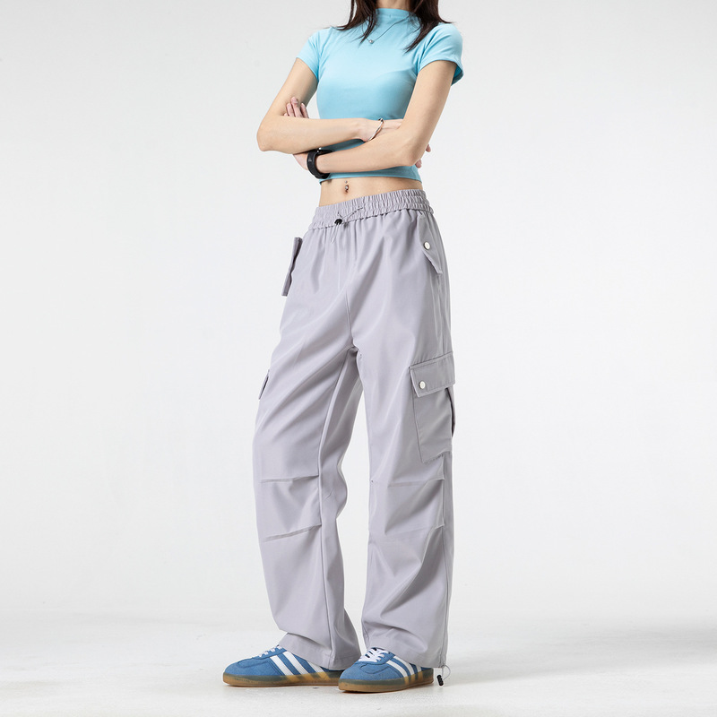8009 American-Style Quick-Dry Work Pants for Women, Summer Thin Casual Jogger Loose Straight-Leg Drapey Sports Wide-Leg Pants 8009 American-Style Quick-Dry Work Pants for Women, Summer Thin Casual Jogger Loose Straight-Leg Drapey Sports Wide-Leg Pants