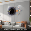 Modern and minimalistic wall creative watch for living room, fashionable decorations, light luxury style, internet celebrity