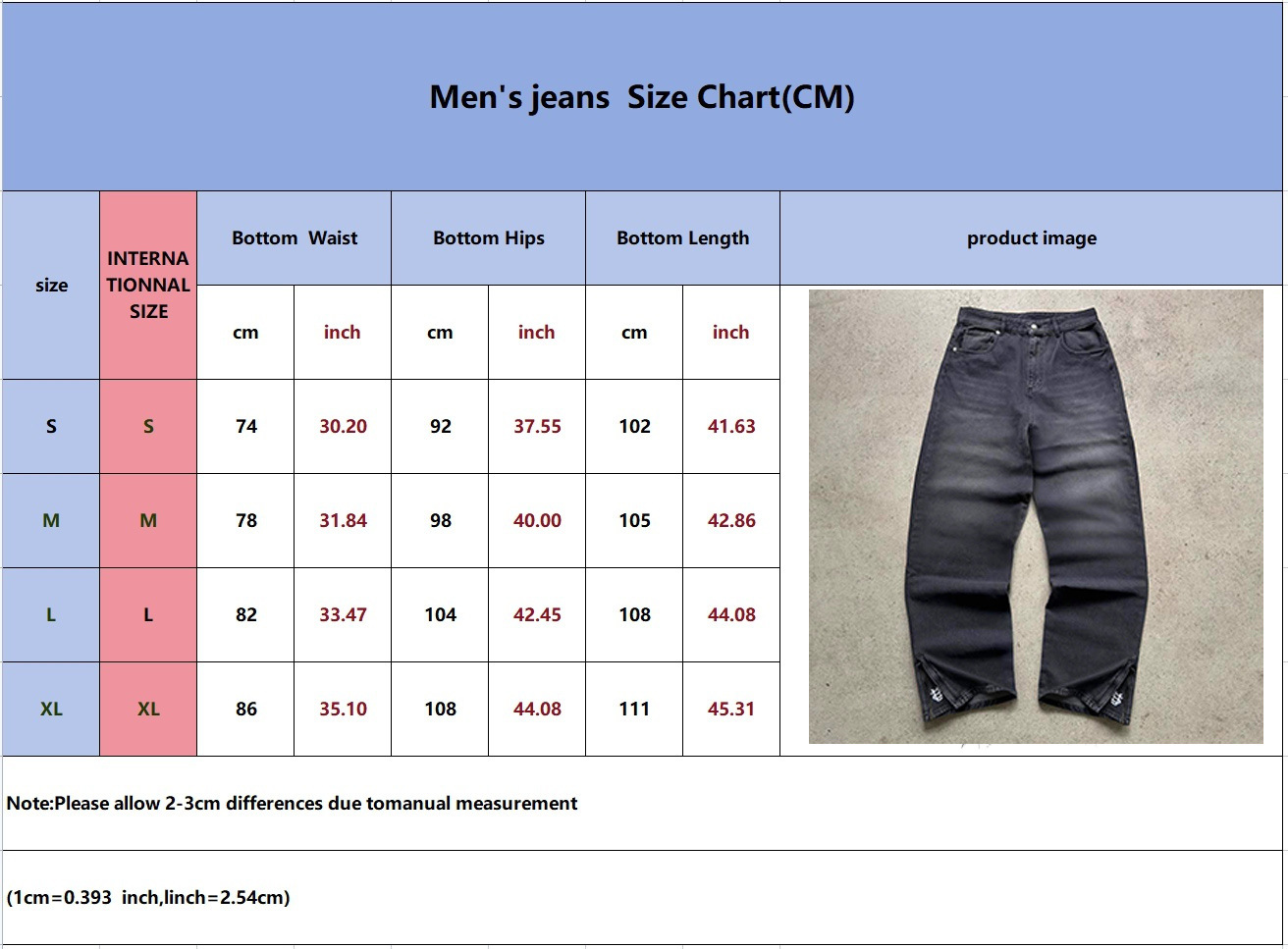 Men's Retro Washed Embroidered Straight Jeans For Men_voghion.com