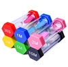 Convenient to carry mini -colored sandglasses for 3 minutes, brush teeth for 30 seconds, 1/5/10 minutes, timer