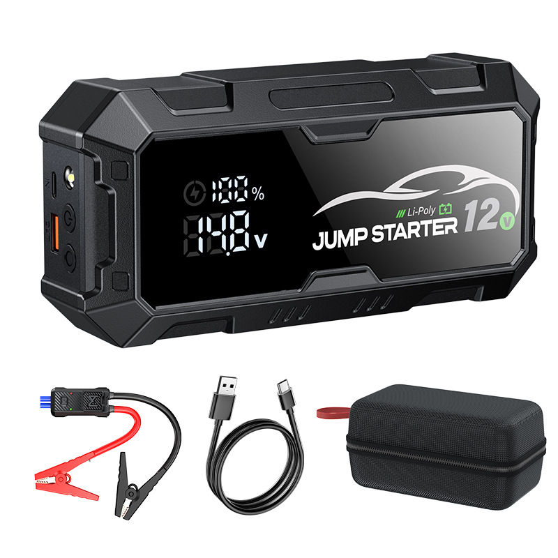 12V Car Emergency Starting Power Supply 1000A Large Capacity Jump Starter with Lighting Function Car Battery Emergency Power Supply