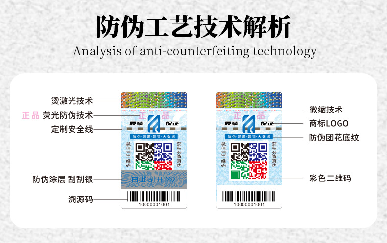 现货防伪标签批发二维码不干胶防伪食品防伪贴 防伪码厂家印刷-阿里巴巴