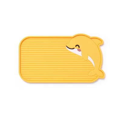 Car Anti-Slip Mat Dolphin Anti-slip mat - dolphin-one-light-yellow-oemlabeling