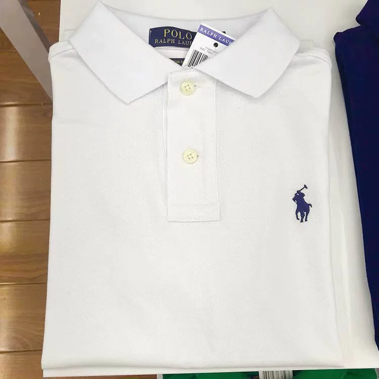 Поло-футболка Ralph Lauren, короткий рукав, вышитый логотип «пони», летняя