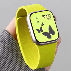 Apple Applewatch 時計ストラップシリコン磁気ライチパターン iwatch78910 新しい時計ストラップに適しています