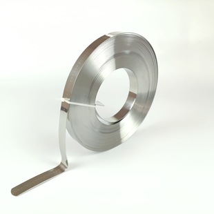 Source Manufacturer Spot Cold-Rolled 201 Stainless Steel Strapping Tape Roll 0.03"*5/8" Ship Equipment Bundling Tape