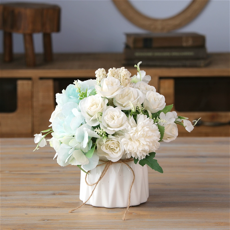 Nordic simulation flower decorative flower decorative flower room fake flowers fake flower plastic flower dining table flower bionic bionic flower bleaching flowers