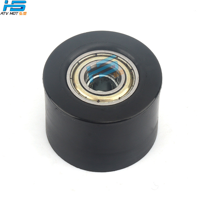 Motorcycle Accessories 8mm Chain Rubber 10mm Anti-Slip Wheel Chain Tensioner Chain Guide Wheel Tensioning Wheel