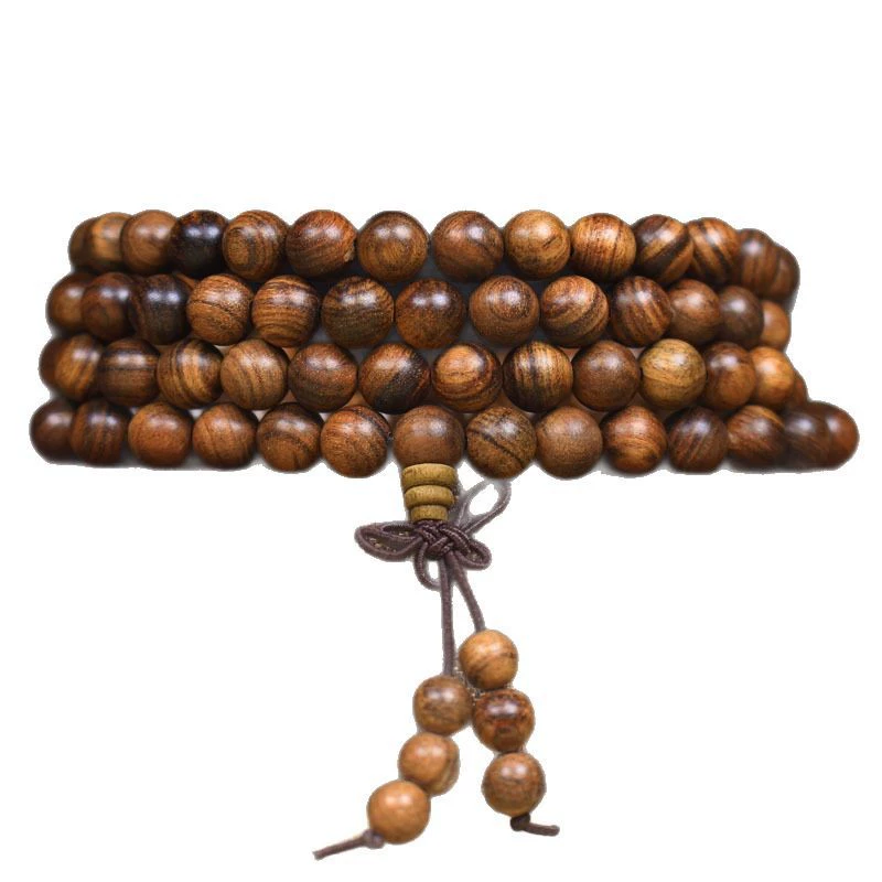 Wooden Rosary Beads, 108 Beads Black Rosewood Bracelet, 6/8/10 mm Meditation Mala