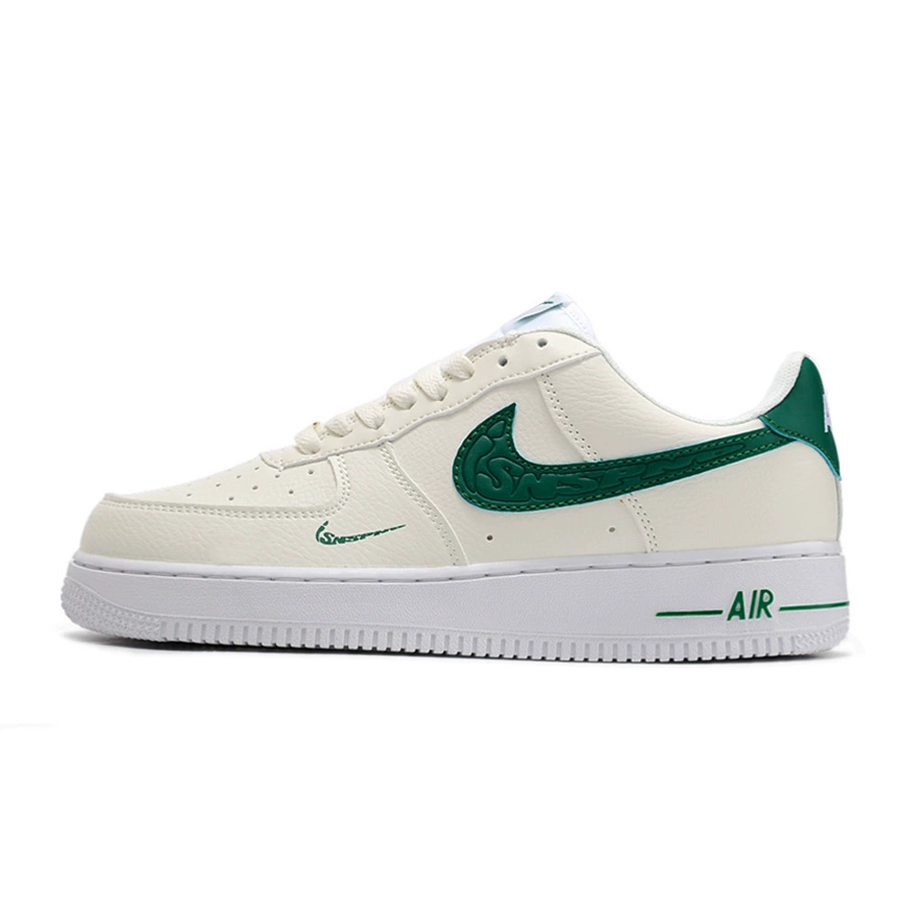 Кроссовки низкие (Nike Air Force 1), демисезонная повседневная белая, разноцветные варианты, размеры 36–44