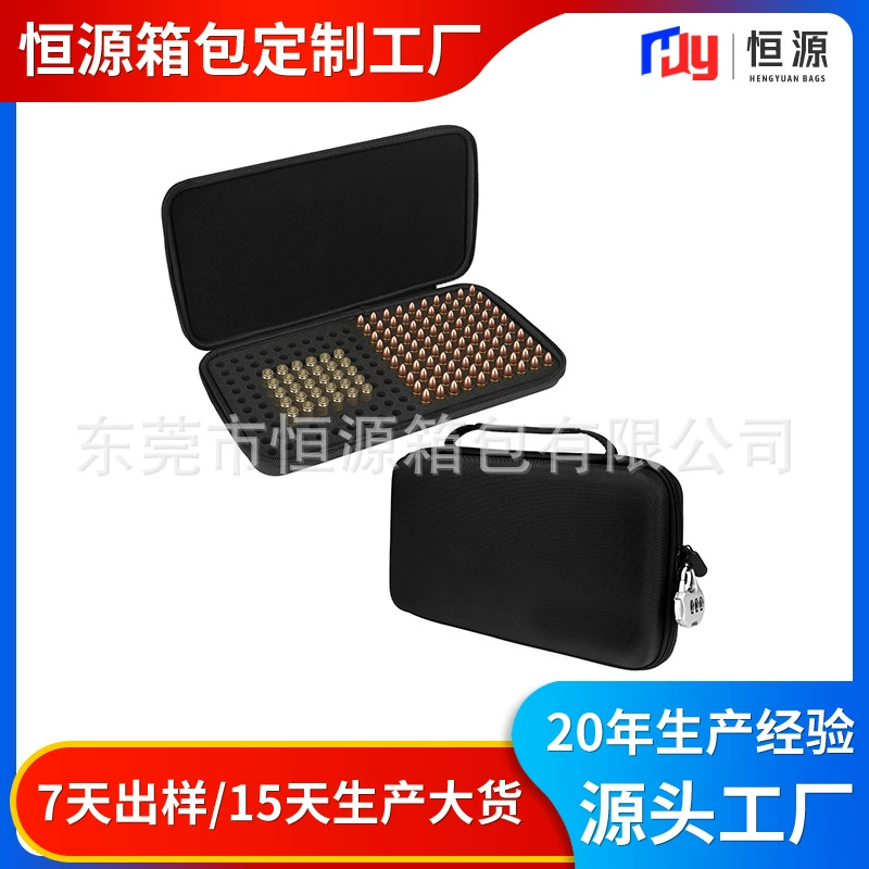 Производитель: индивидуальный EVA жесткий чехол для активного отдыха, тактический водонепроницаемый чехол с молнией для пуль 9 мм, кейс для боеприпасов.