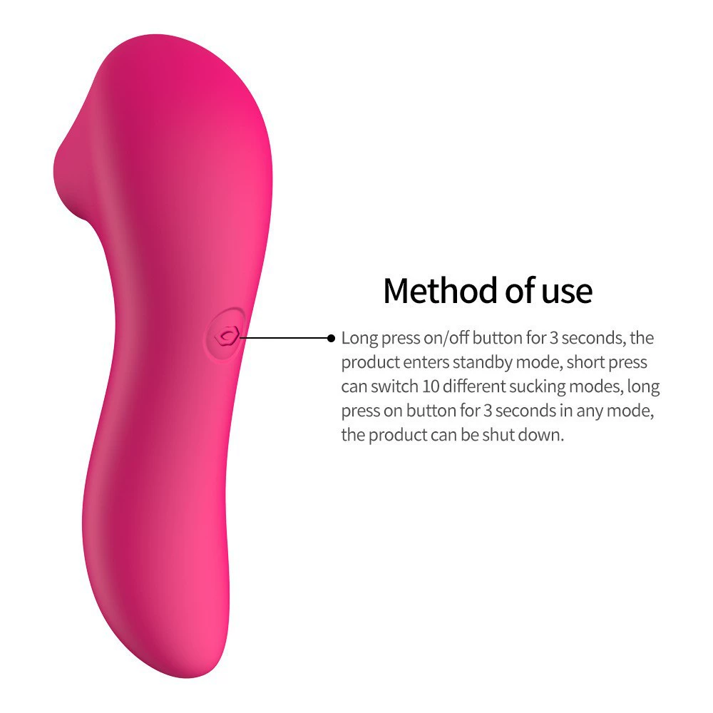 Suction Stimulator (Little Dolphin) second generation — clitoral pulsed suction, magnetic/USB charging, compact