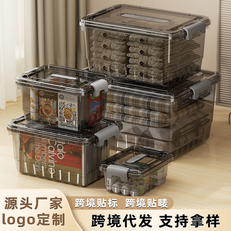 transparent storage box