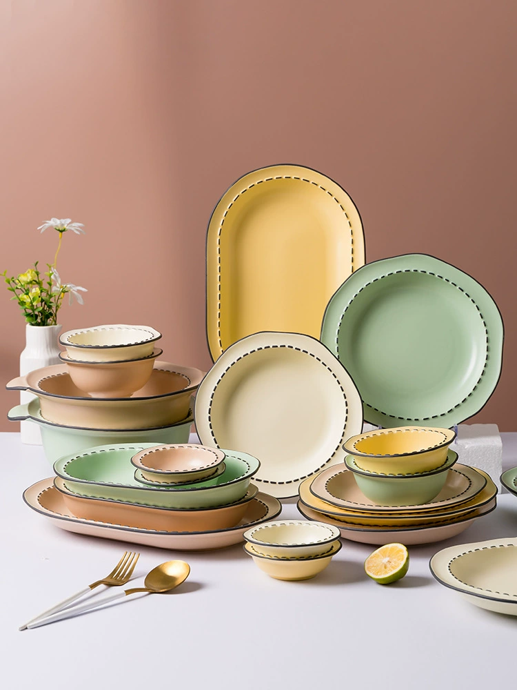 Japanese ceramic tableware for home use, high quality set, internet celebrity