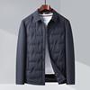 2022 Autumn and winter Down Jackets Plush coat Self cultivation Light and thin business affairs have cash less than that is registered in the accounts shirt Winter clothes Lapel Cold proof shirt