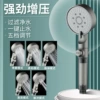 Gun gray spray filter showerhead