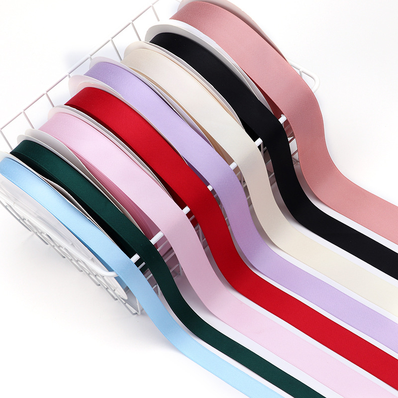 Cinta de algodón de poliéster de doble cara de alta densidad DIY cinta de arco al por mayor caja de regalo de frutas bolsa de accesorios decorativos