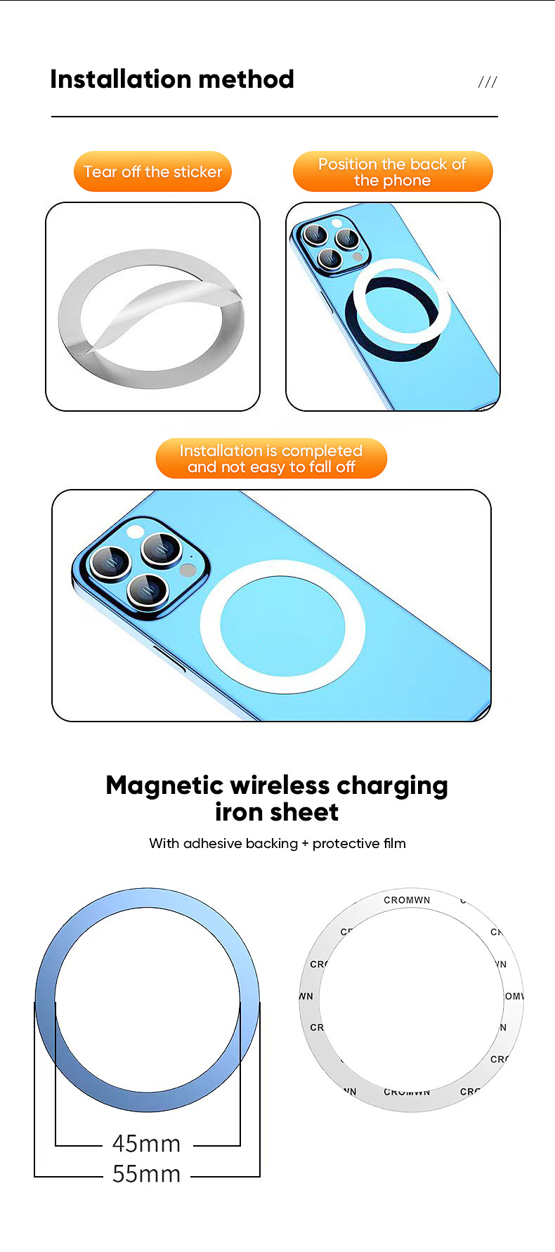 Magsafe Car Mobile Phone Holder Magnetic Mobile Phone New Car Supplies Foldableing 360 Navigation Mobile Phone Holder