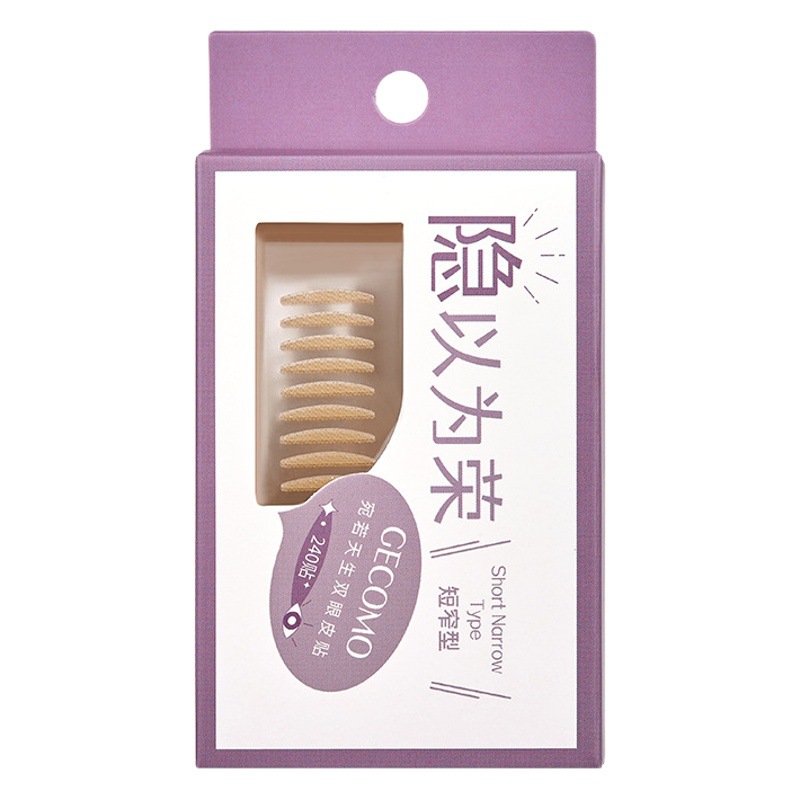 Gecomo Is Like a Natural Double Eyelid Patch That Is Seamless, Long-Lasting, and Creates Beautiful Eyes with Inner Double Eyelids and Single Eyelids