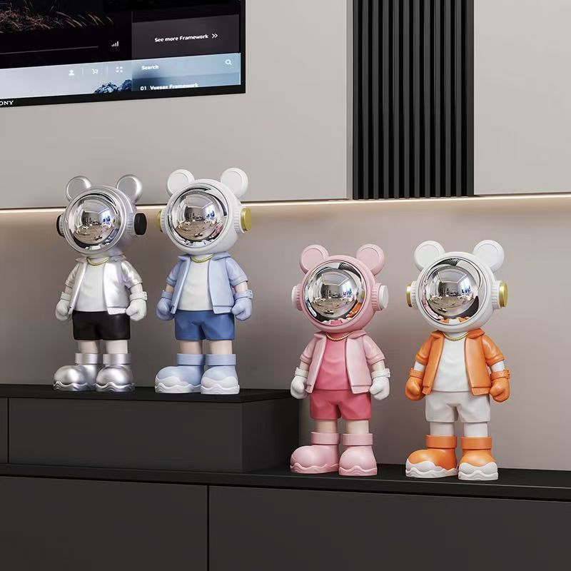 Original Spaceman Astronaut Boxing Floor Ornaments TV Cabinet Sofa Side Bedroom Decorations housewarming gifts