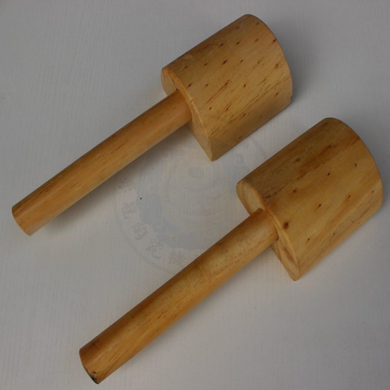 Wooden hammer Wooden hammer Pottery Dedicated Pottery tool Beat Mallet Pat