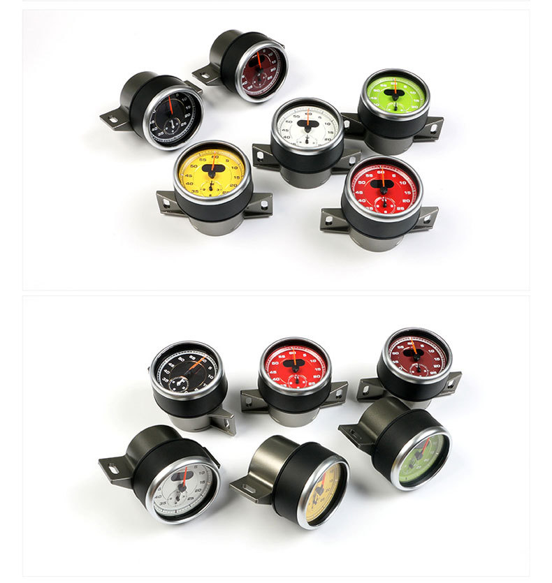 Suitable for 11-17 Porsche Cayenne Cayenne stopwatch compass cover upgrade with clock stopwatch accessories