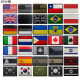 ebay Amazon source PVC flag rubber stamp 3D concave and convex British American French German hat stamp