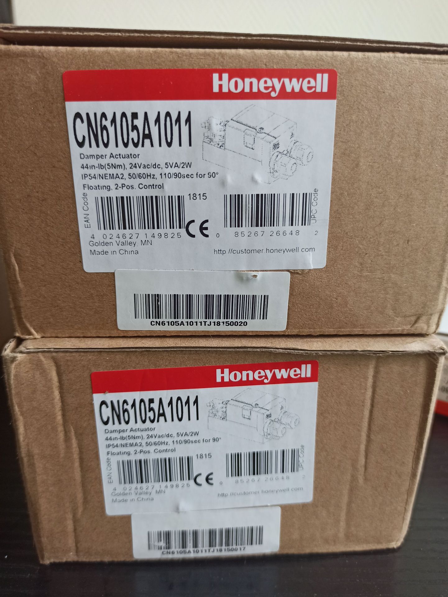 供应霍尼韦尔Honeywell执行器CN7502001C电磁阀