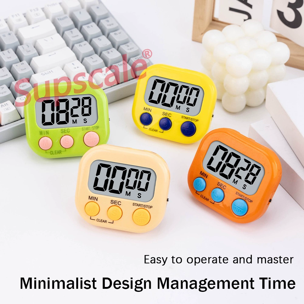 118 English Version Mini Timer for Kitchen & Baking - Digital Countdown, Easy Operation, Magnet by Gu Shi Ren
