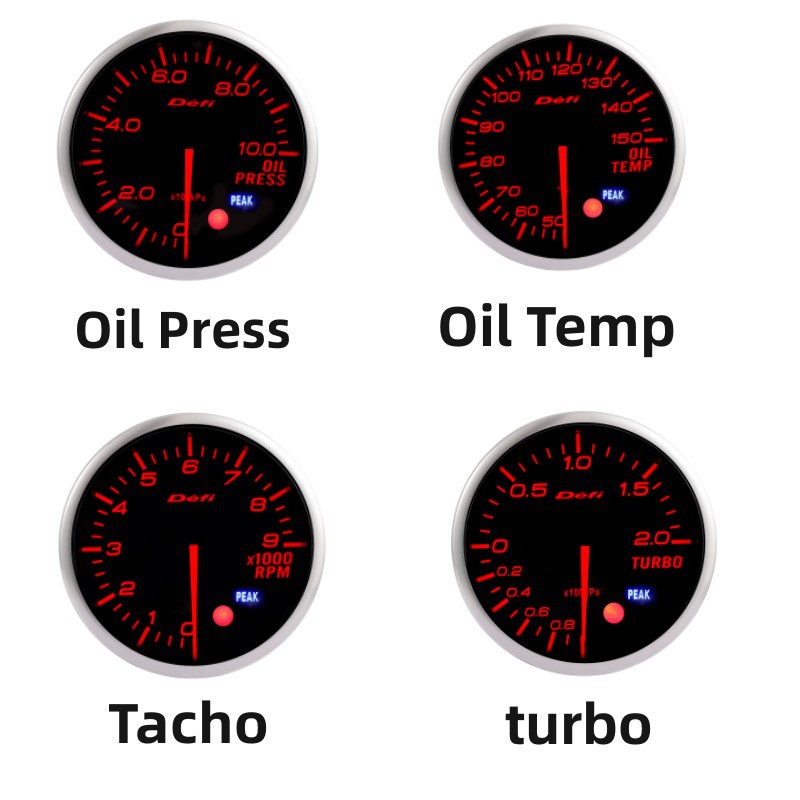 Factory wholesale new DEFI BF car modified instrument racing water temperature speed turbine pressure air-fuel ratio meter