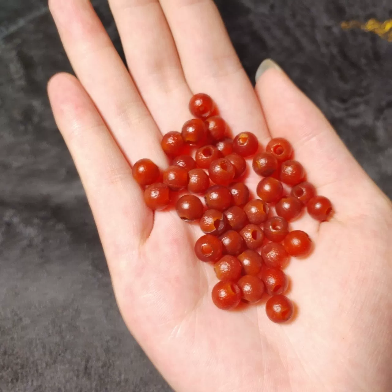 Тибетские натуральные агатовые бусы выветренные красные апельсиновые корки большие отверстия круглые бусы мужские и женские браслеты